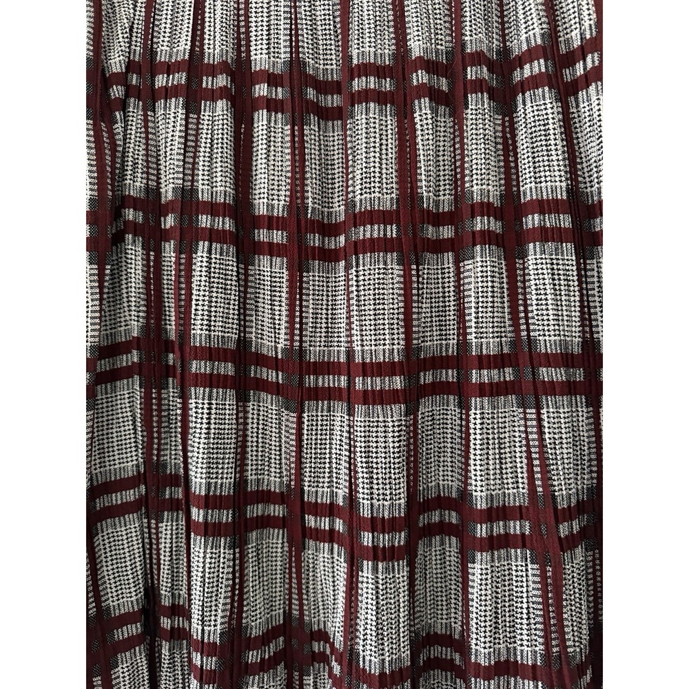 Metrowear Womens Maxi‎ Skirt Elastic Waist Retro Pattern Size XL - Picture 2 of 4